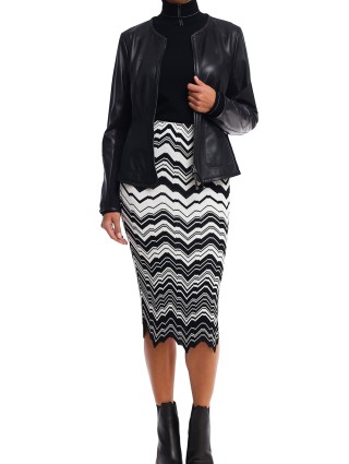 Чёрная куртка MARC CAIN: фото 3 - Invogue